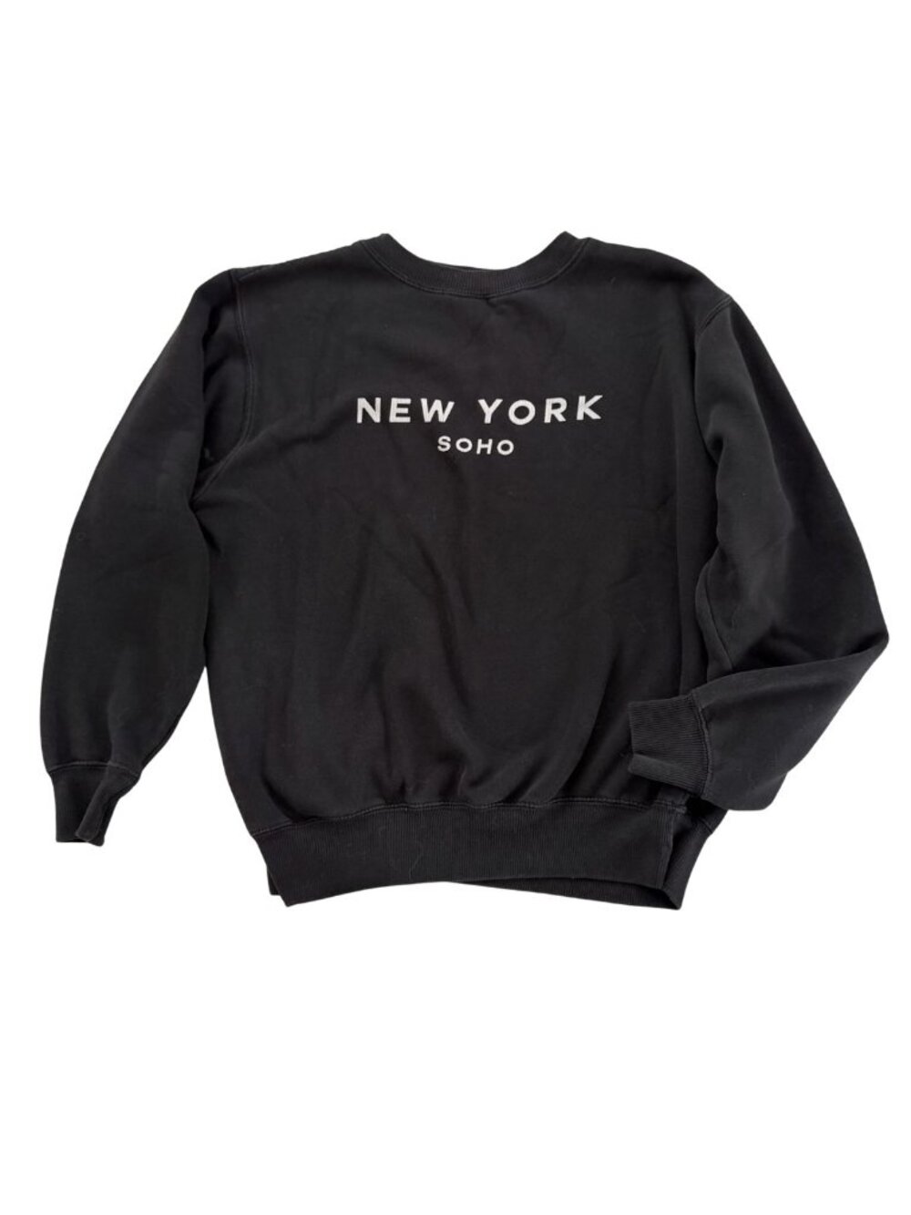 Vintage 90s Black "New York Soho" Crewneck Sweatshirt